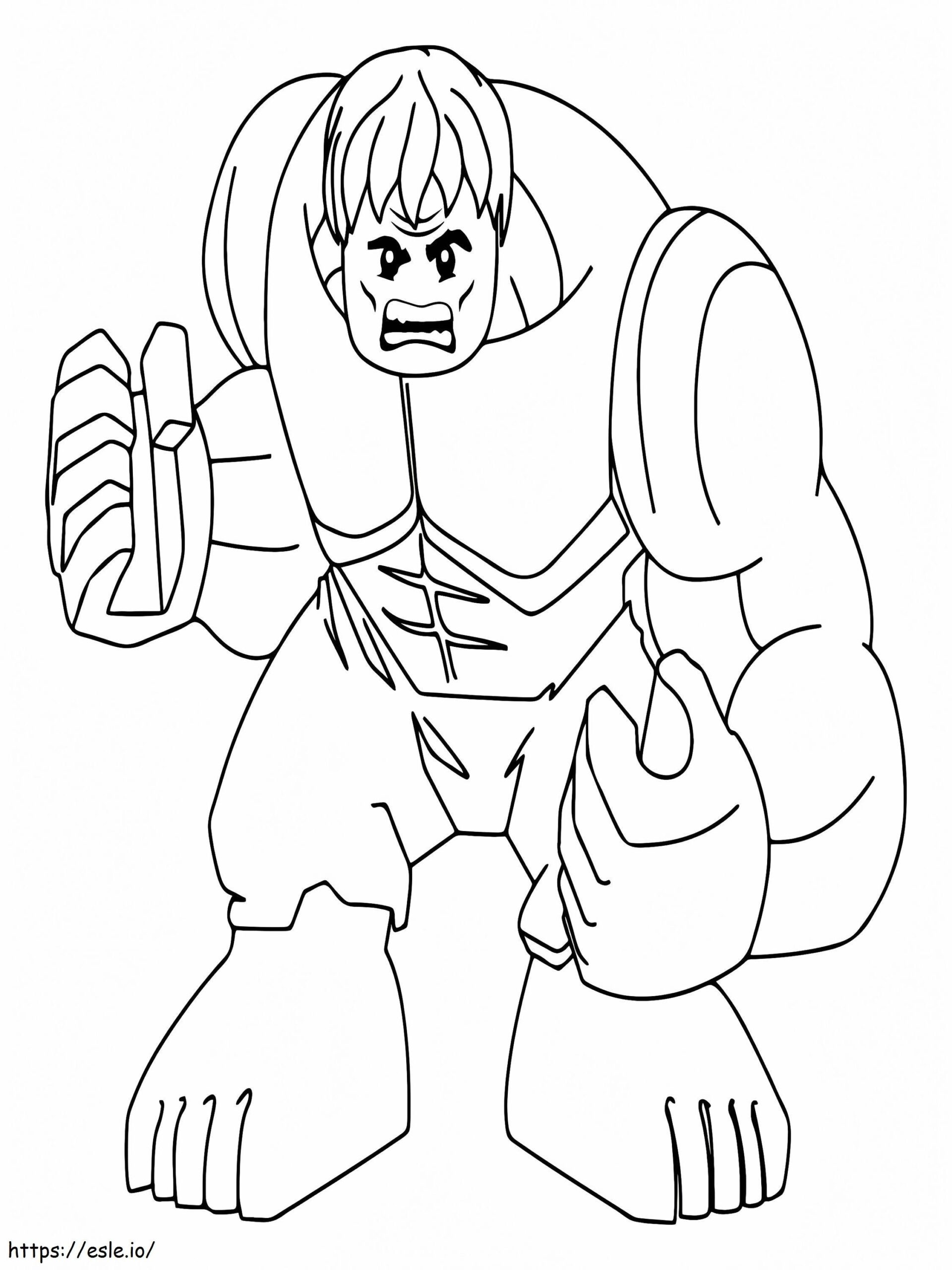 Lego Hulk Coloring Pages