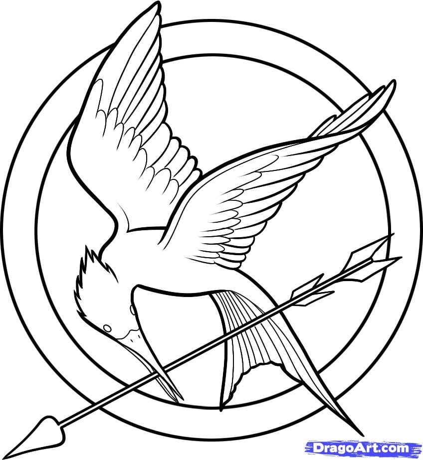 Hunger Games Coloring Page To Download For Free Hunger Games Coloring Pages For Kids