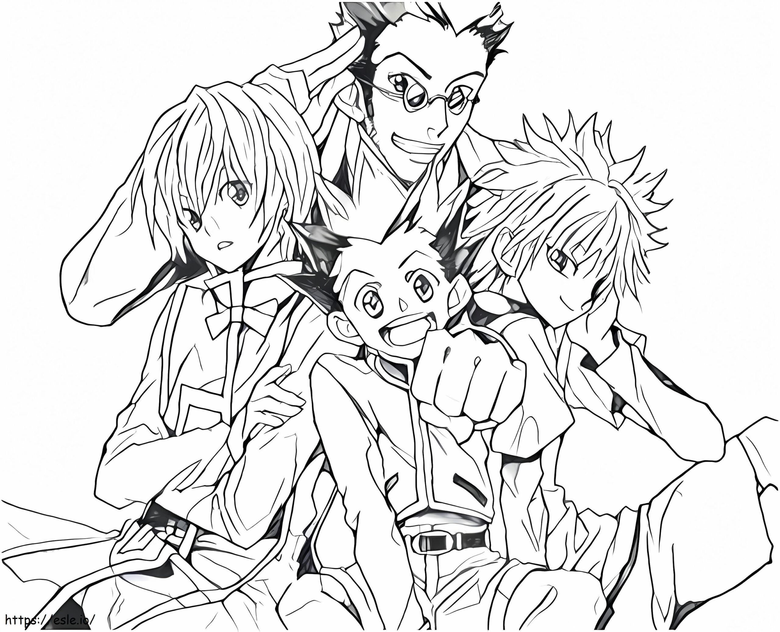 Hxh Coloring Pages