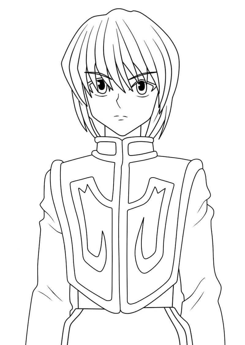 Hunter X Hunter Coloring Pages Kurapika