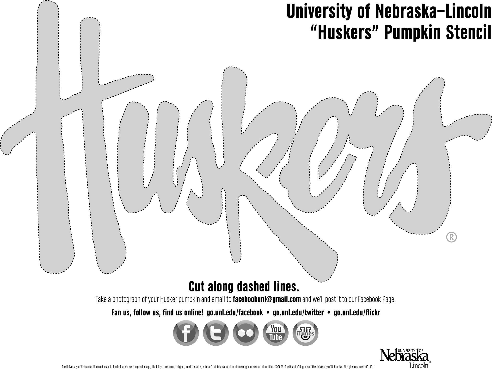 Husker Coloring Pages