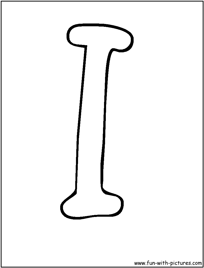 I Coloring Pages