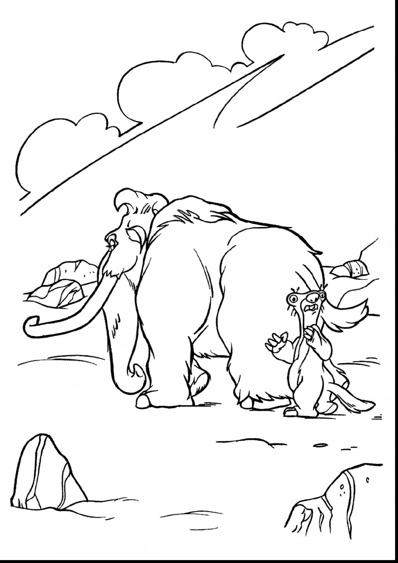 Ice Age Coloring Pages At GetColorings Free Printable Colorings Pages To Print And Color