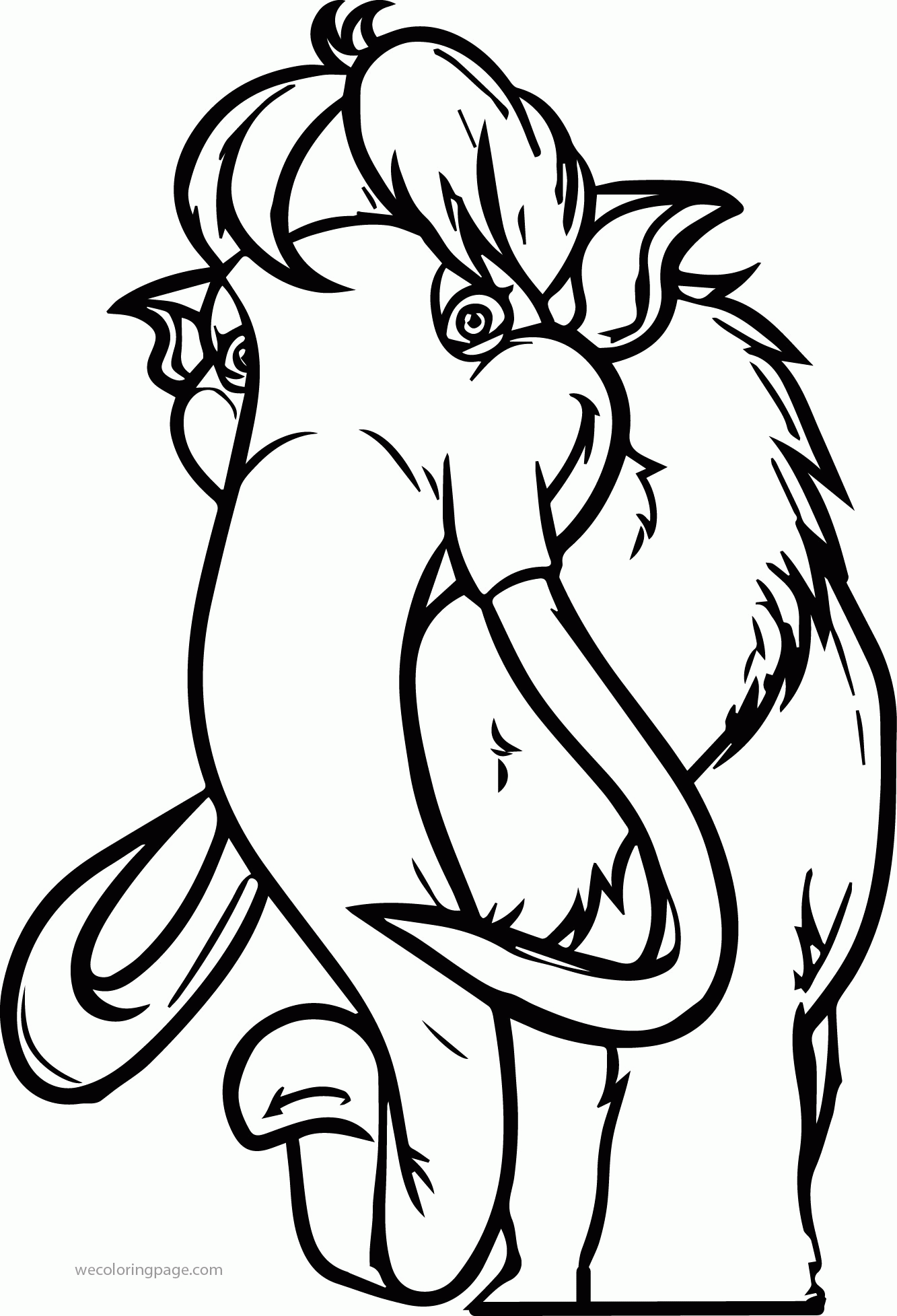 Ice Age Ellie Coloring Pages Coloring Home