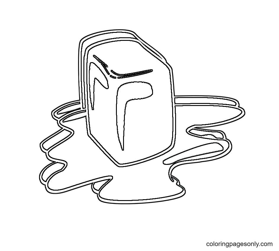 Ice Cube Coloring Sheets Coloring Pages