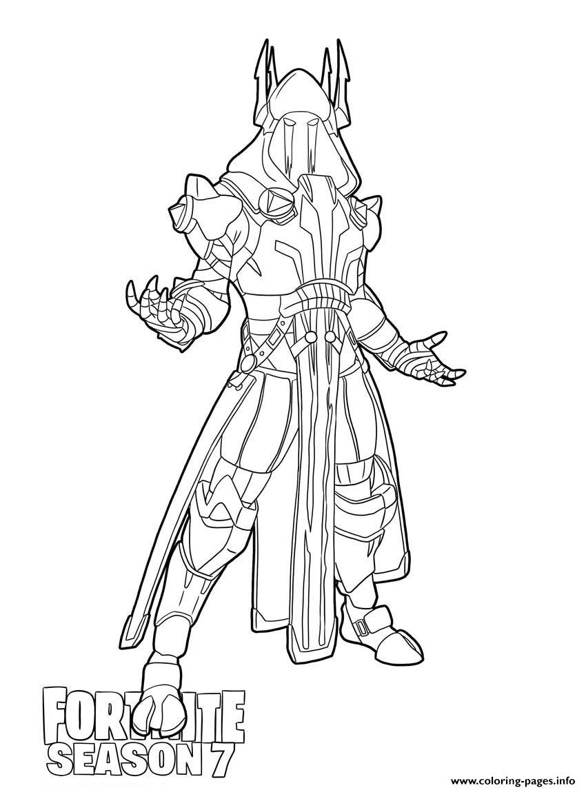 Ice King From Fortnite Season 7 Coloring Page Printable