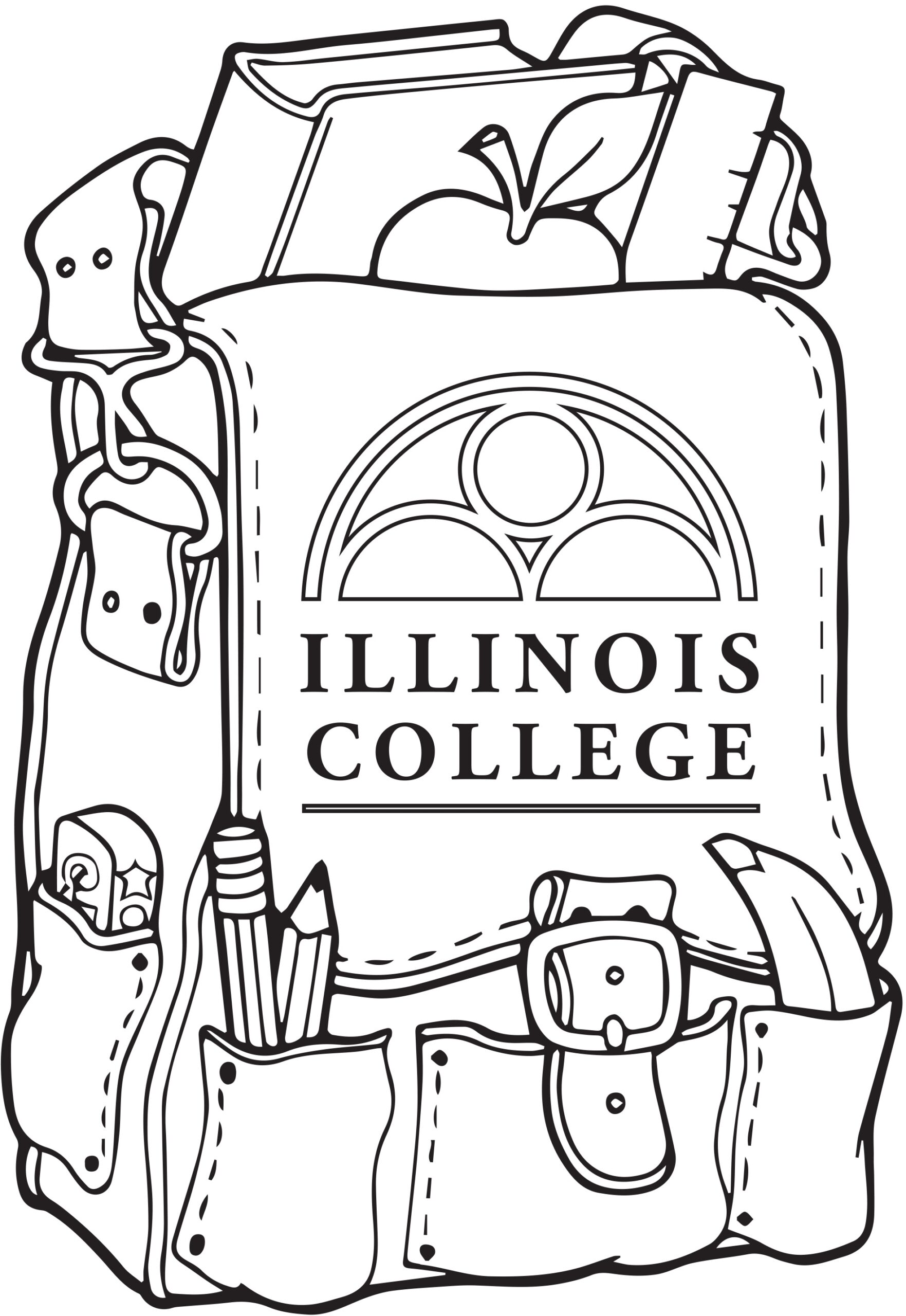 Illinois College Coloring Page Coloring Home