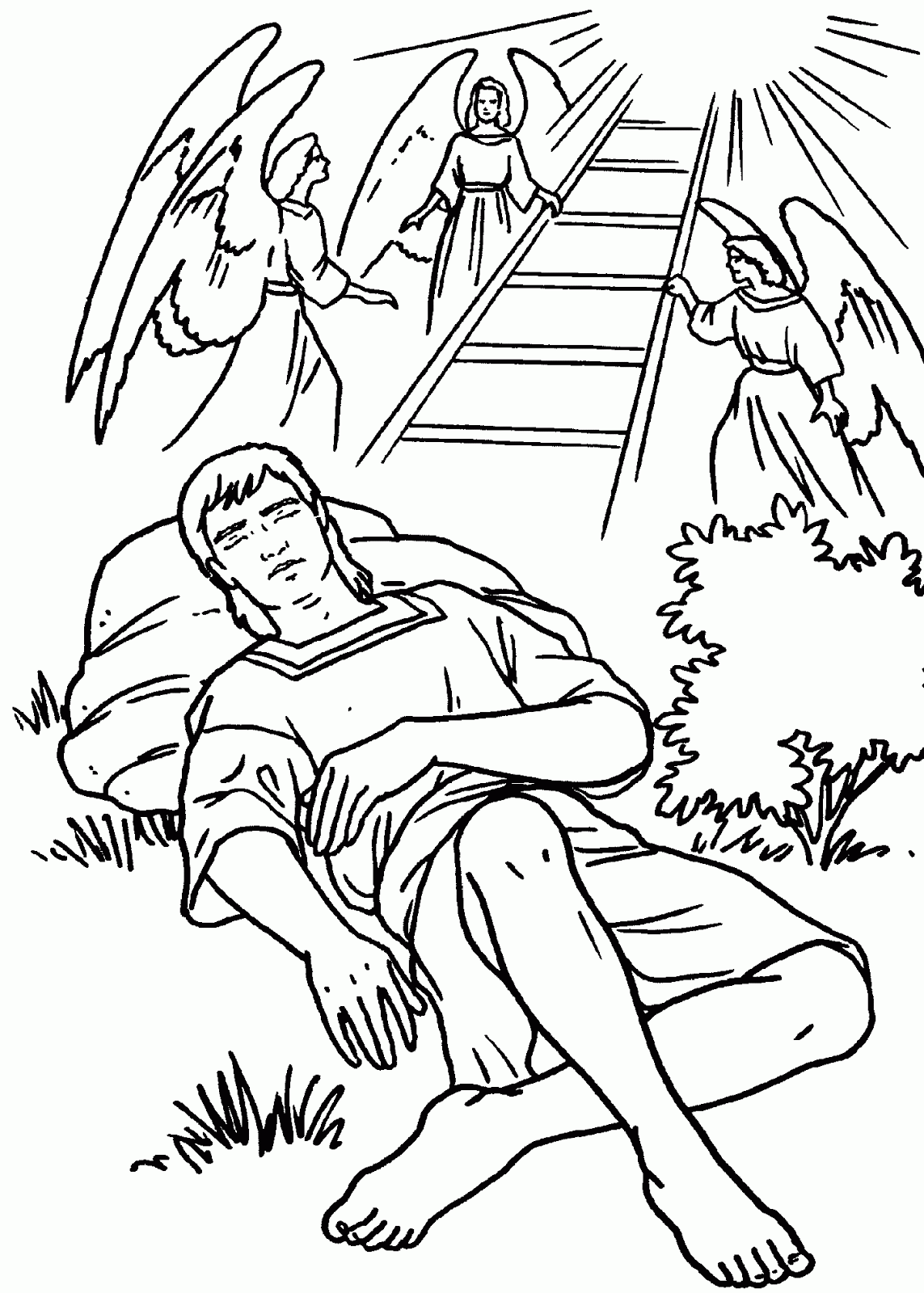 Imagenes Cristianas Para Colorear Jacob Para Colorear