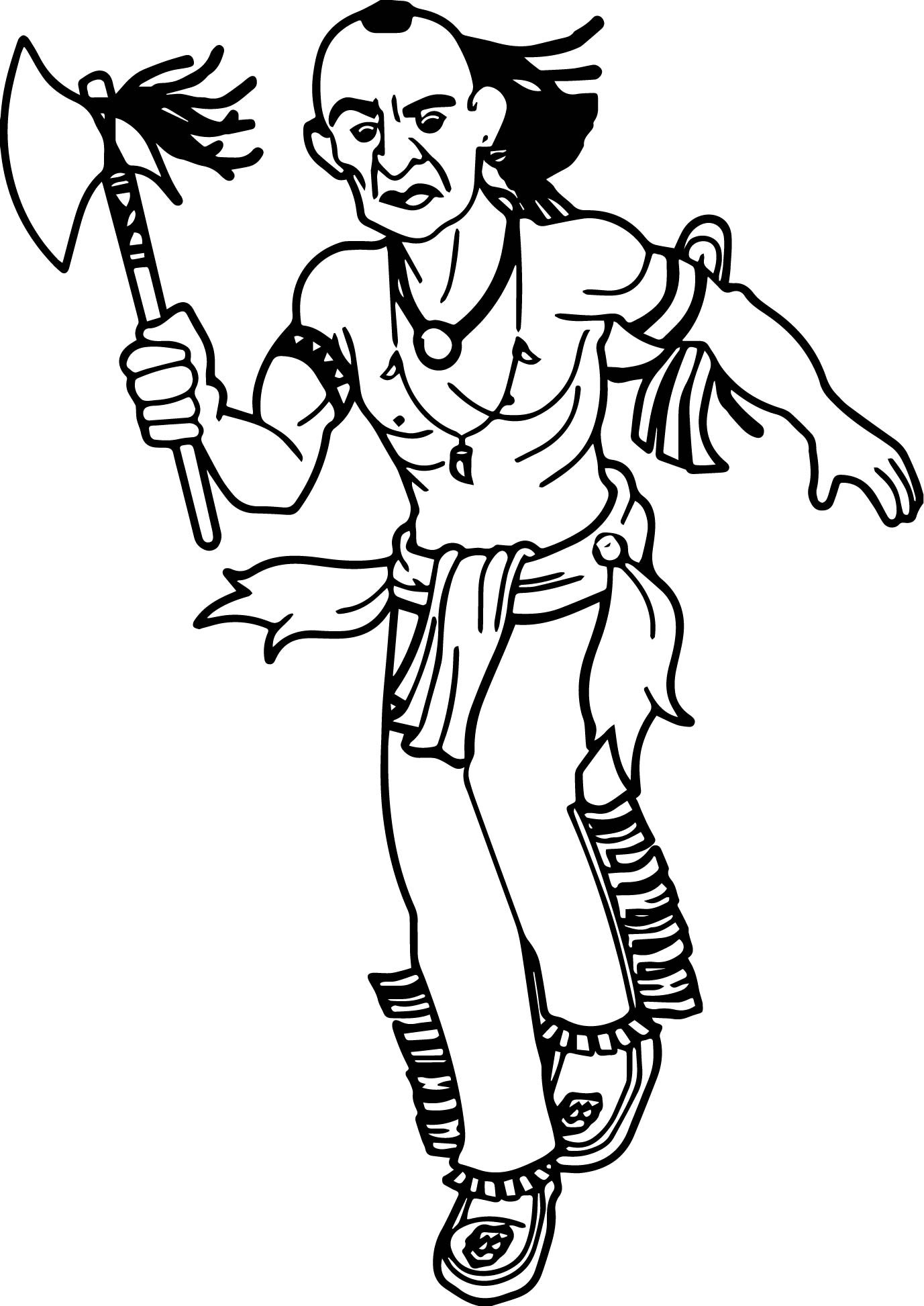 Indian Chief Coloring Page At GetColorings Free Printable Colorings Pages To Print And Color