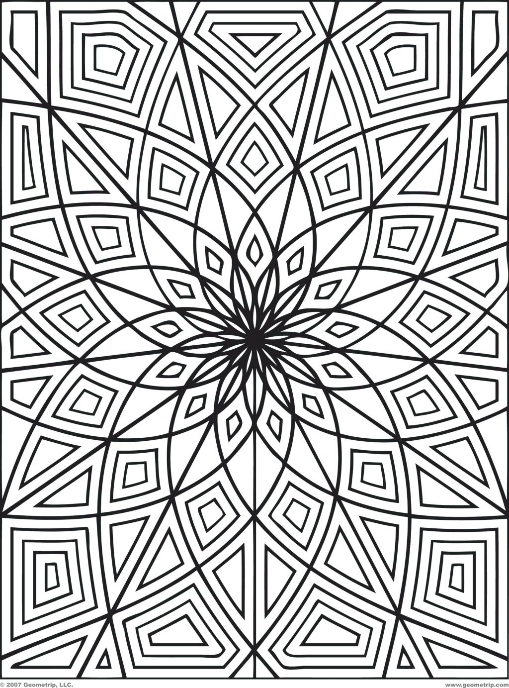Intricate Christmas Coloring Pages
