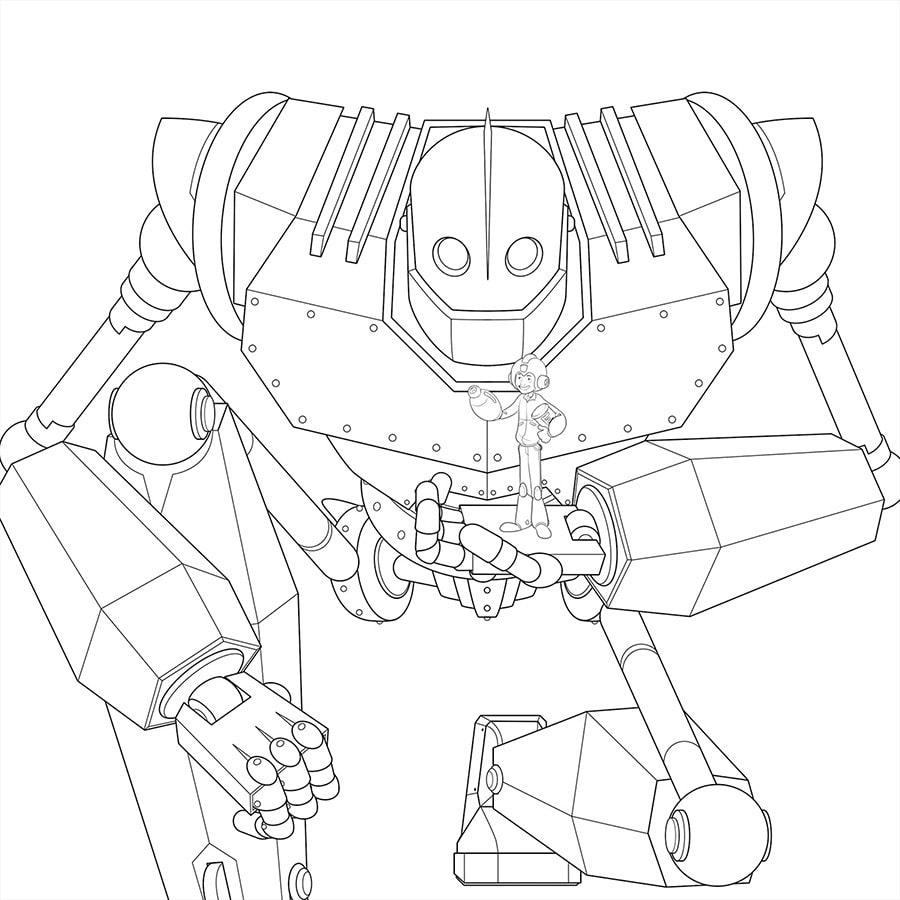 Iron Giant Coloring Page Coloring Page Free Printable Coloring Pages For Kids