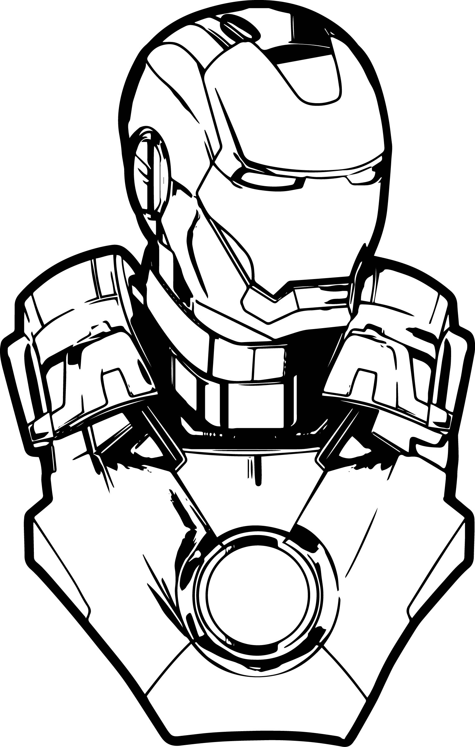 IronMan 02 Best Perfect Coloring Page Iron Man Wecoloringpage