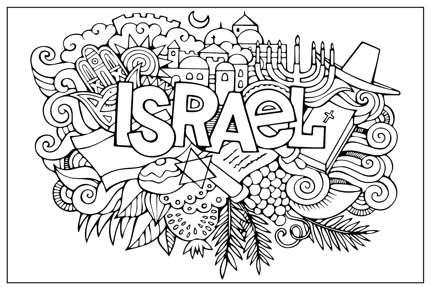 Israel Coloring Pages