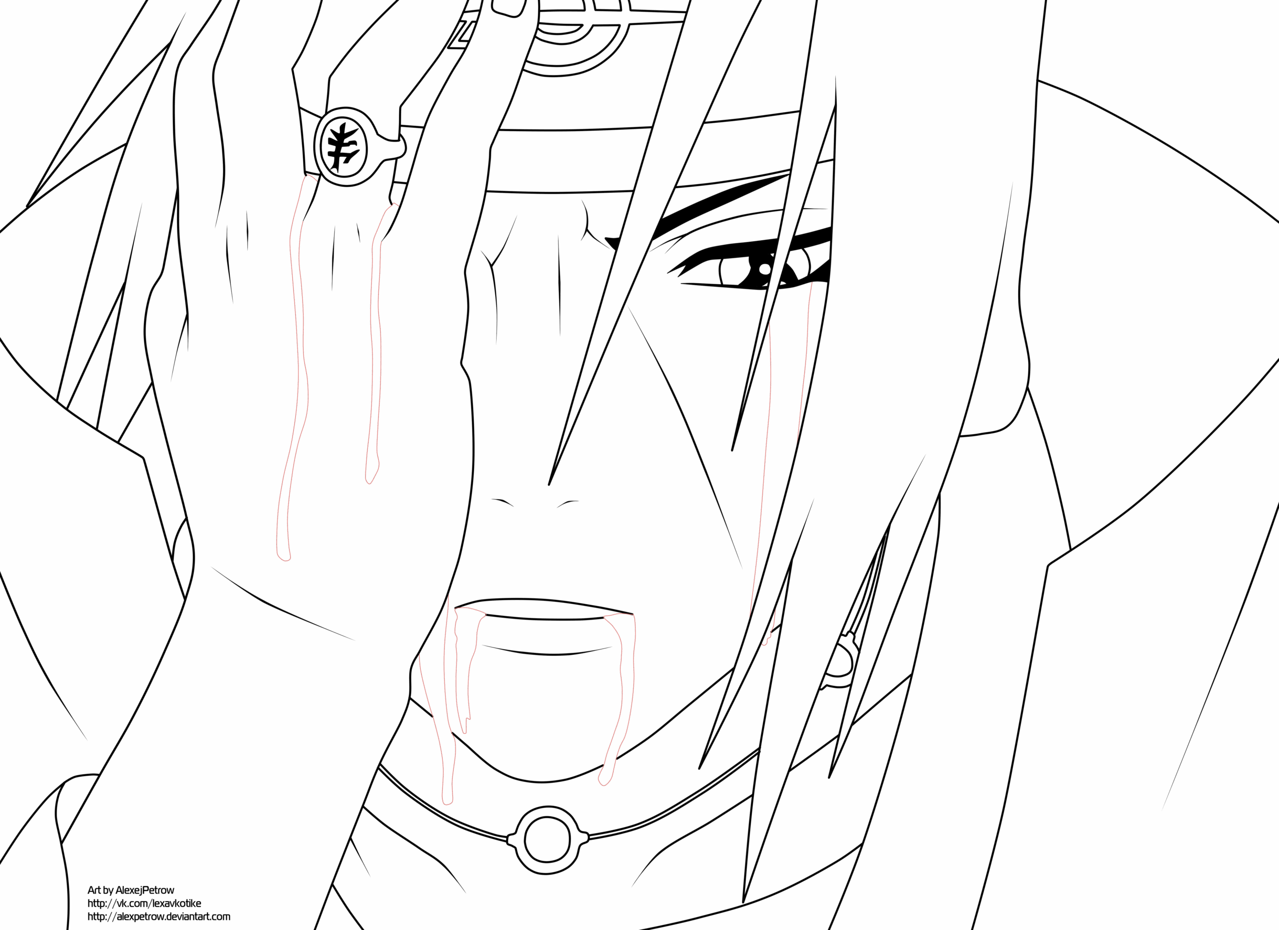 Itachi Susanoo Pages Coloring Pages