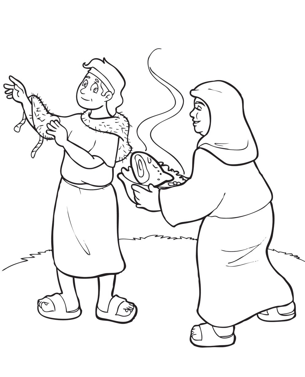 Jacob And Esau Coloring Pages Best Coloring Pages For Kids