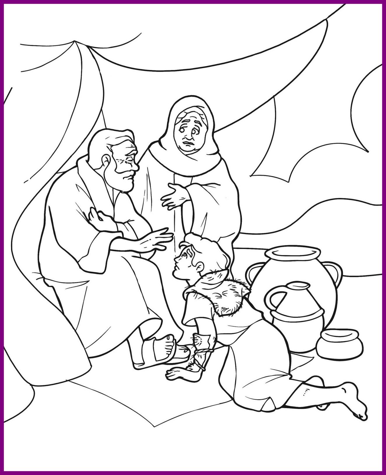 Jacob And Esau Coloring Pages Printable At GetDrawings Free Download