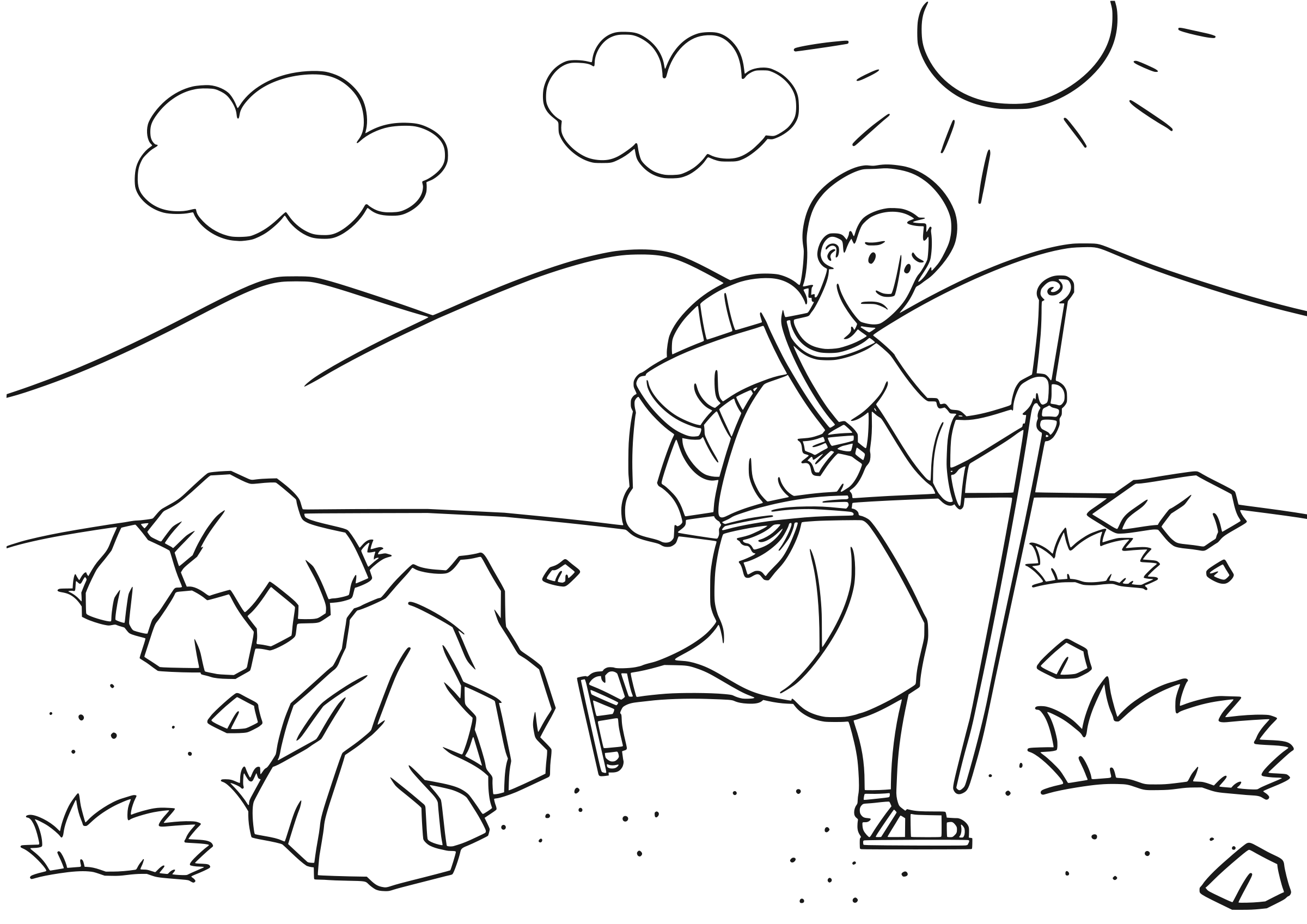 Jacob Coloring Page Coloring Pages