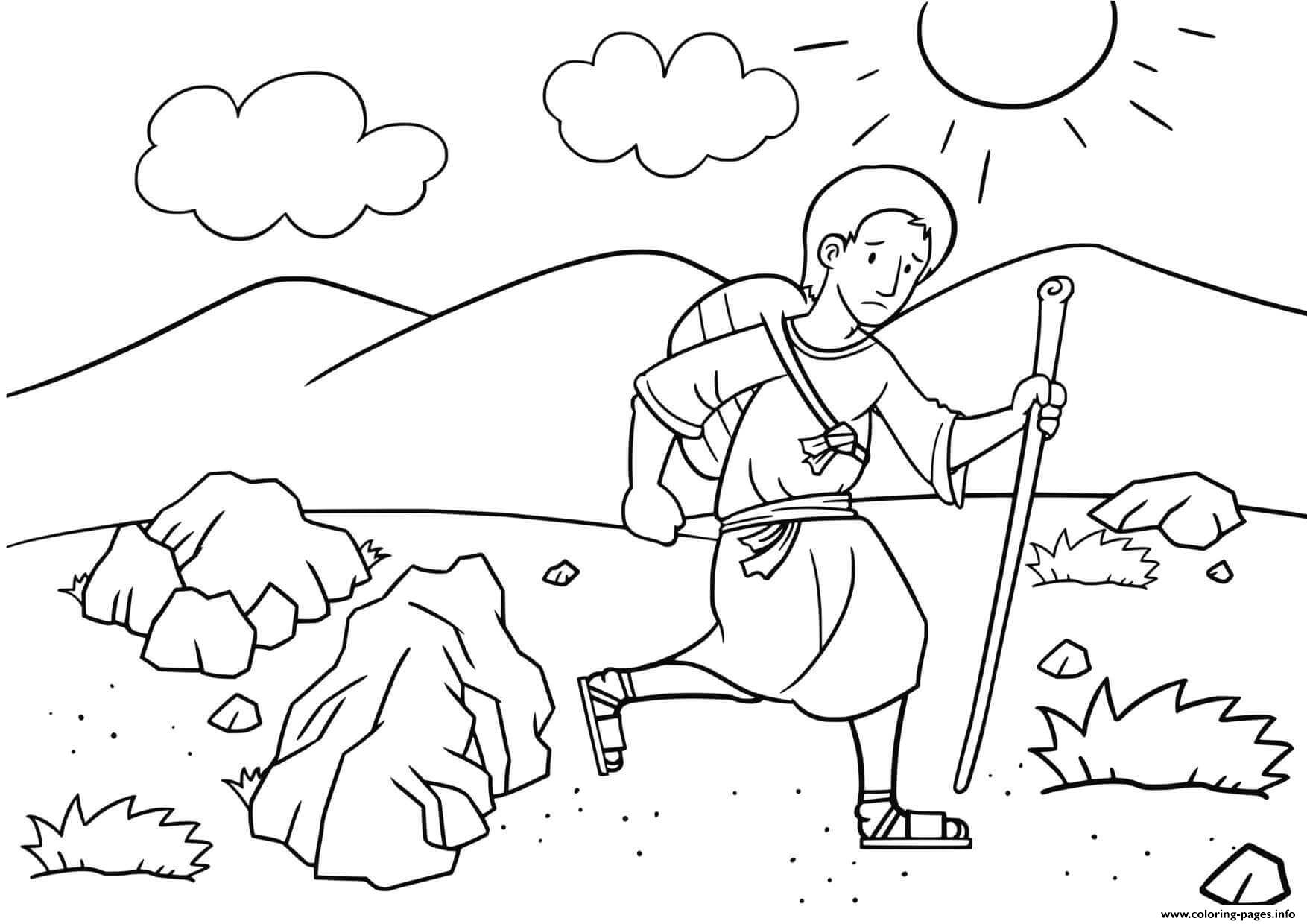 Jacob Ladder Dream Genesis 28 12 22 01 Coloring Page Printable