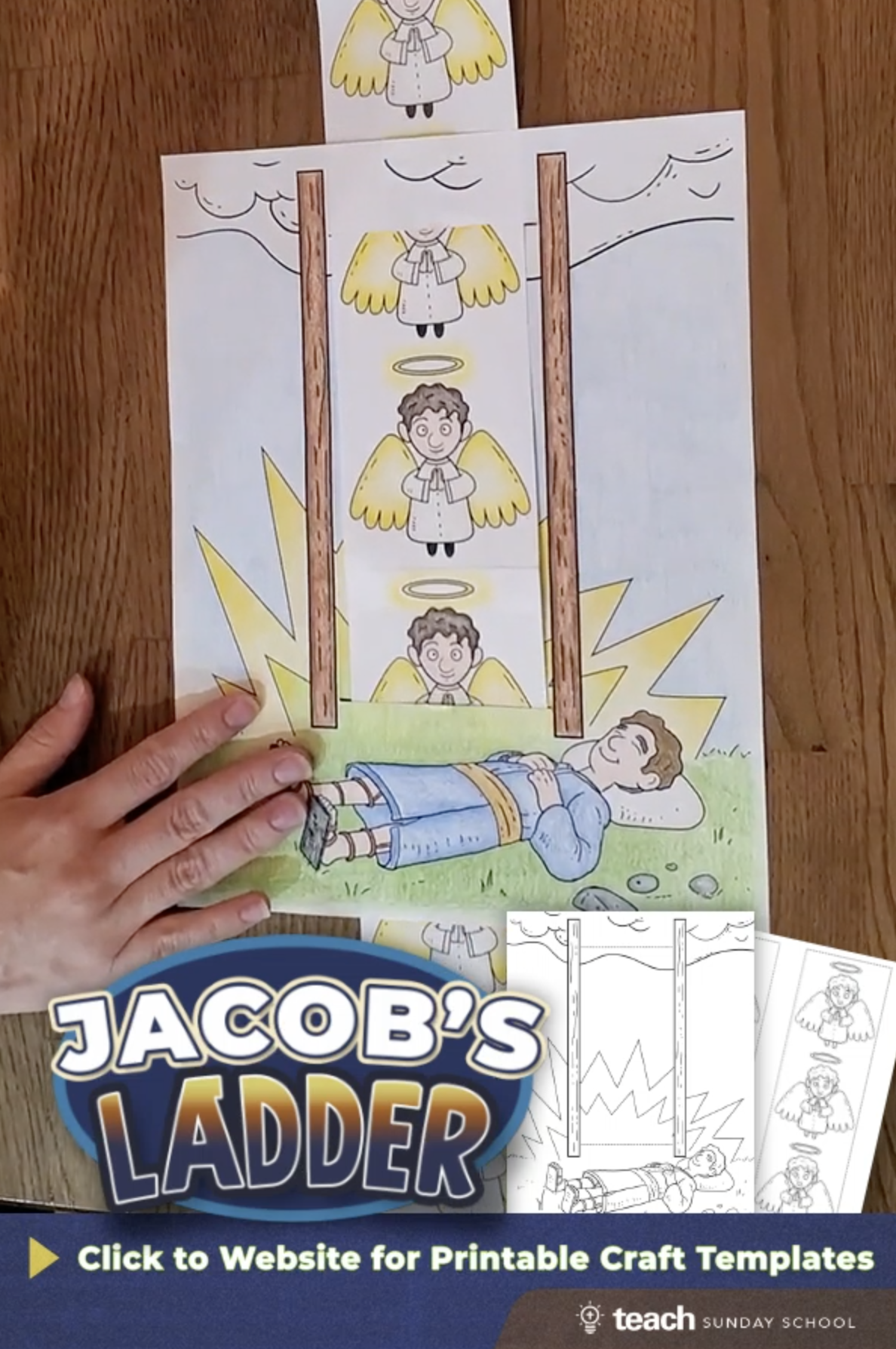 Jacob's Ladder Coloring Page