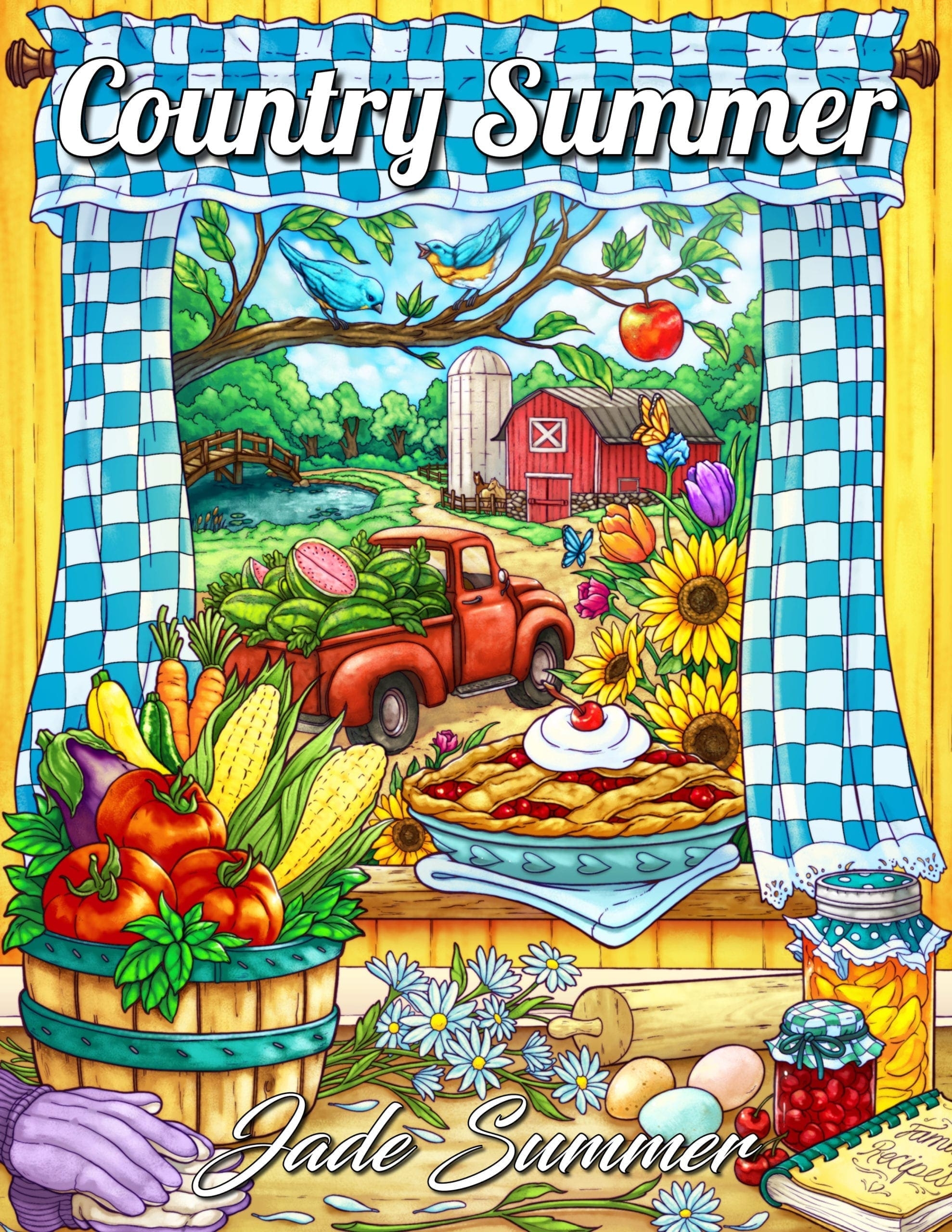 Jade Summer Coloring Books For Adults And Kids