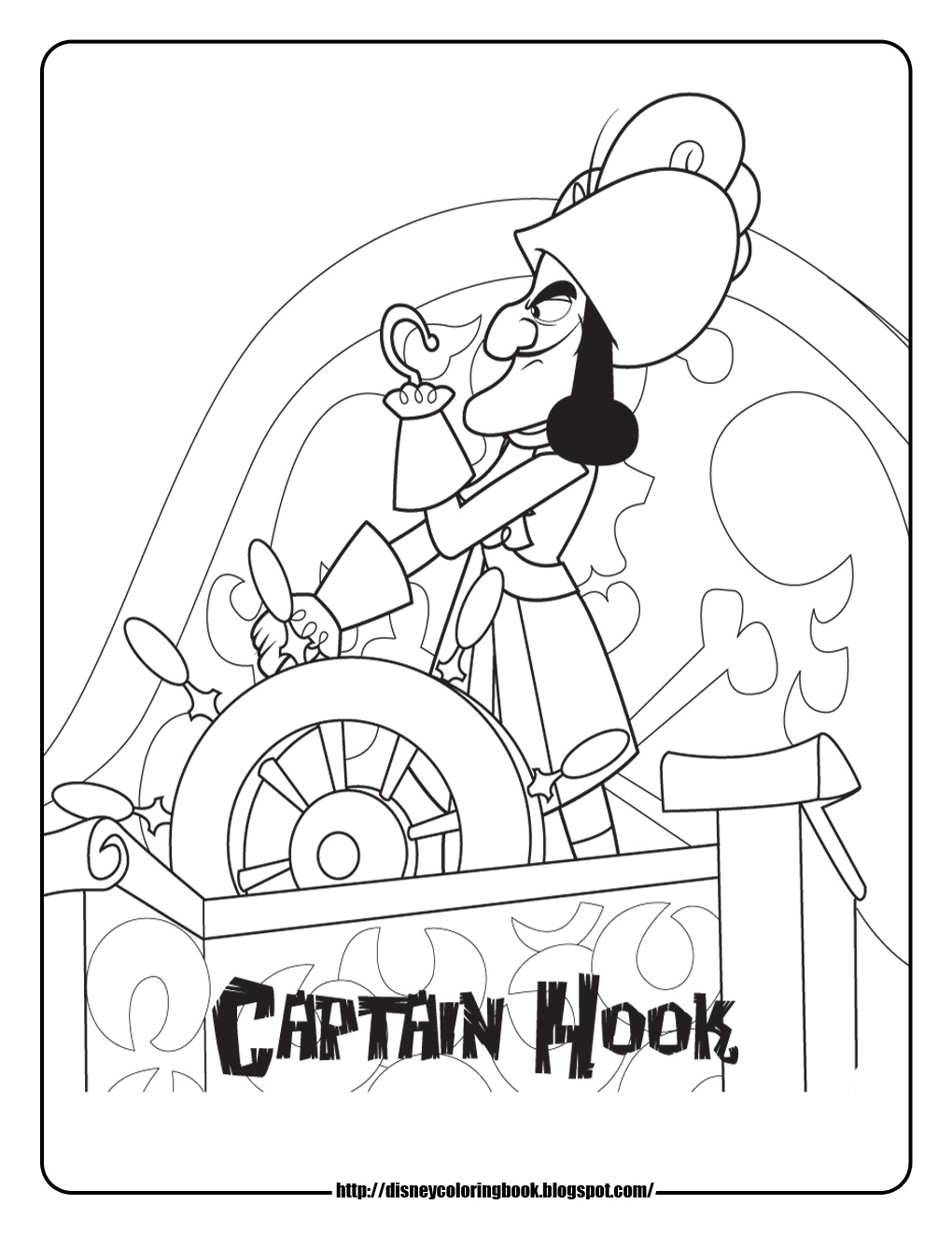 Jake And The Neverland Pirates 2 Free Disney Coloring Sheets Learn To Coloring