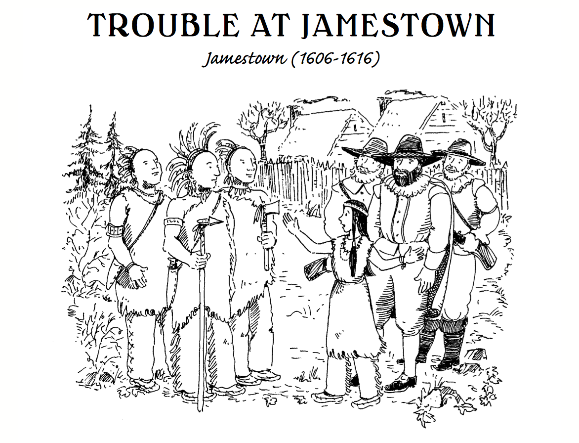 Jamestown Settlement Coloring Pages Sketch Coloring Page