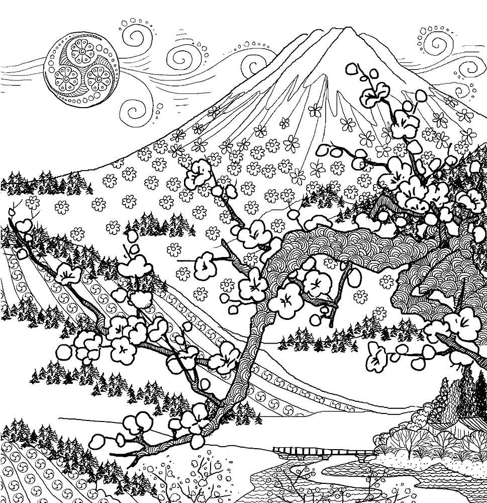 Christmas In Japan Coloring Pages