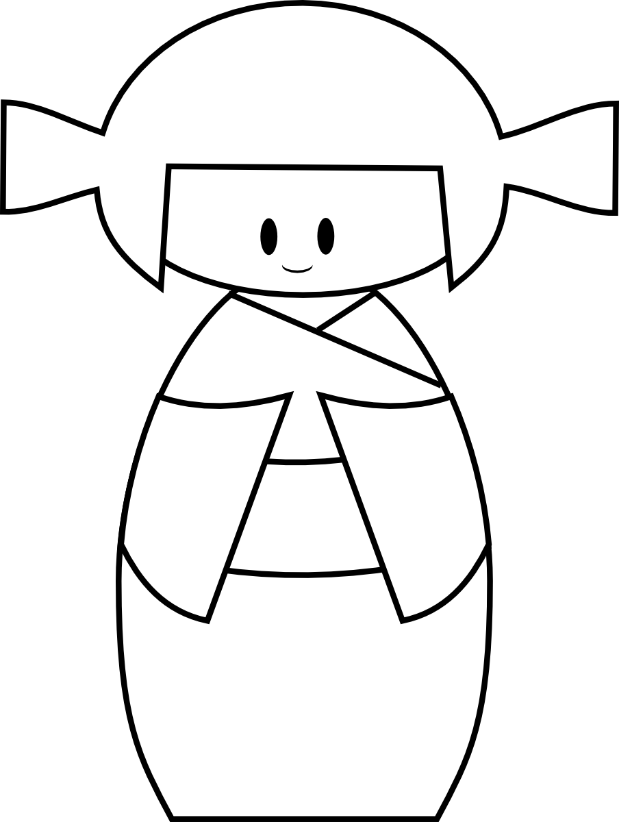 Momiji Doll Coloring Pages