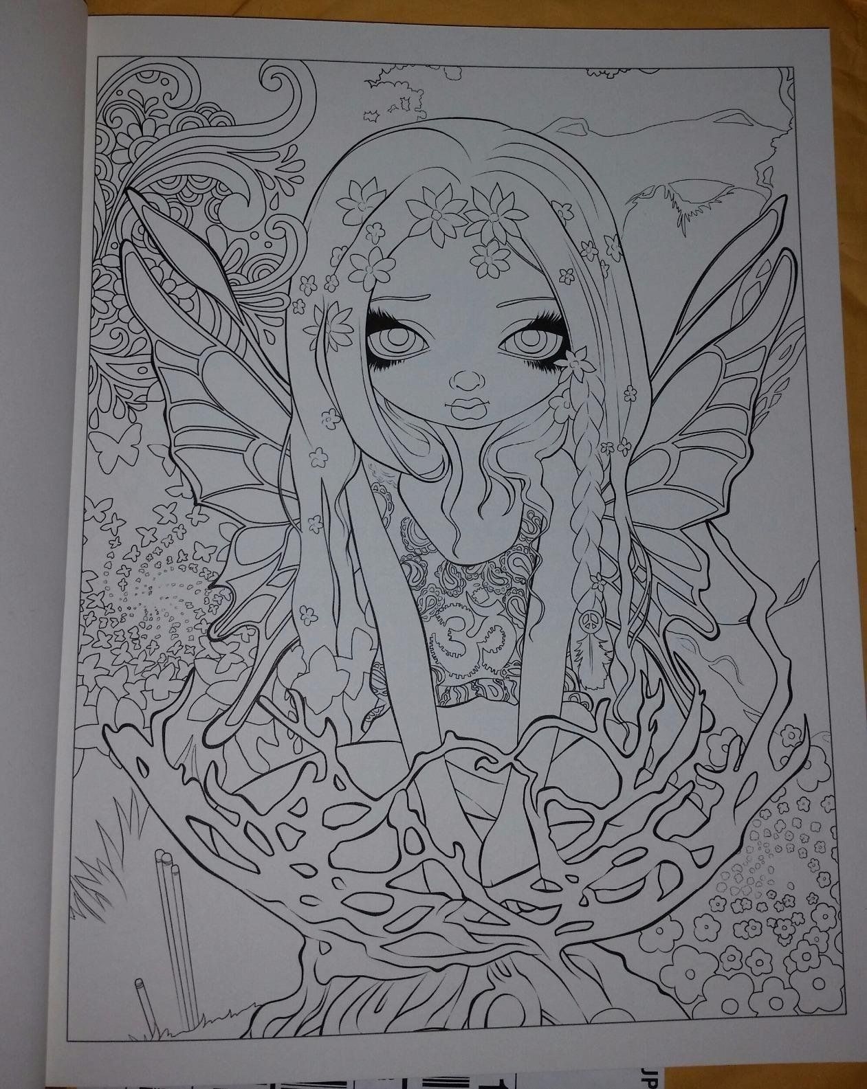 Jasmine Becket Griffith Coloring Book A Fantasy Art Adventure Coloring Books Fairy Coloring