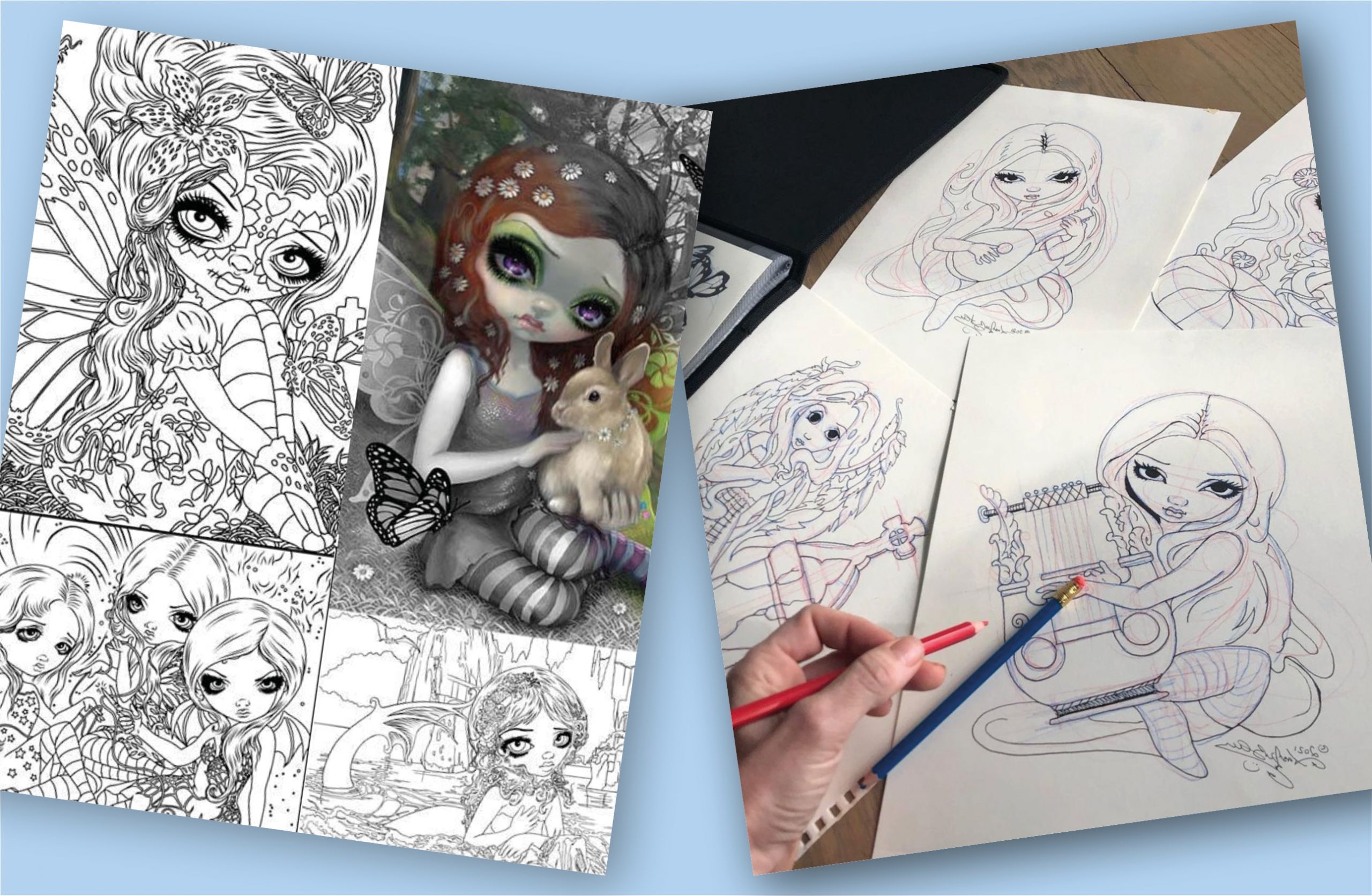 Jasmine Becket Griffith Coloring Pages