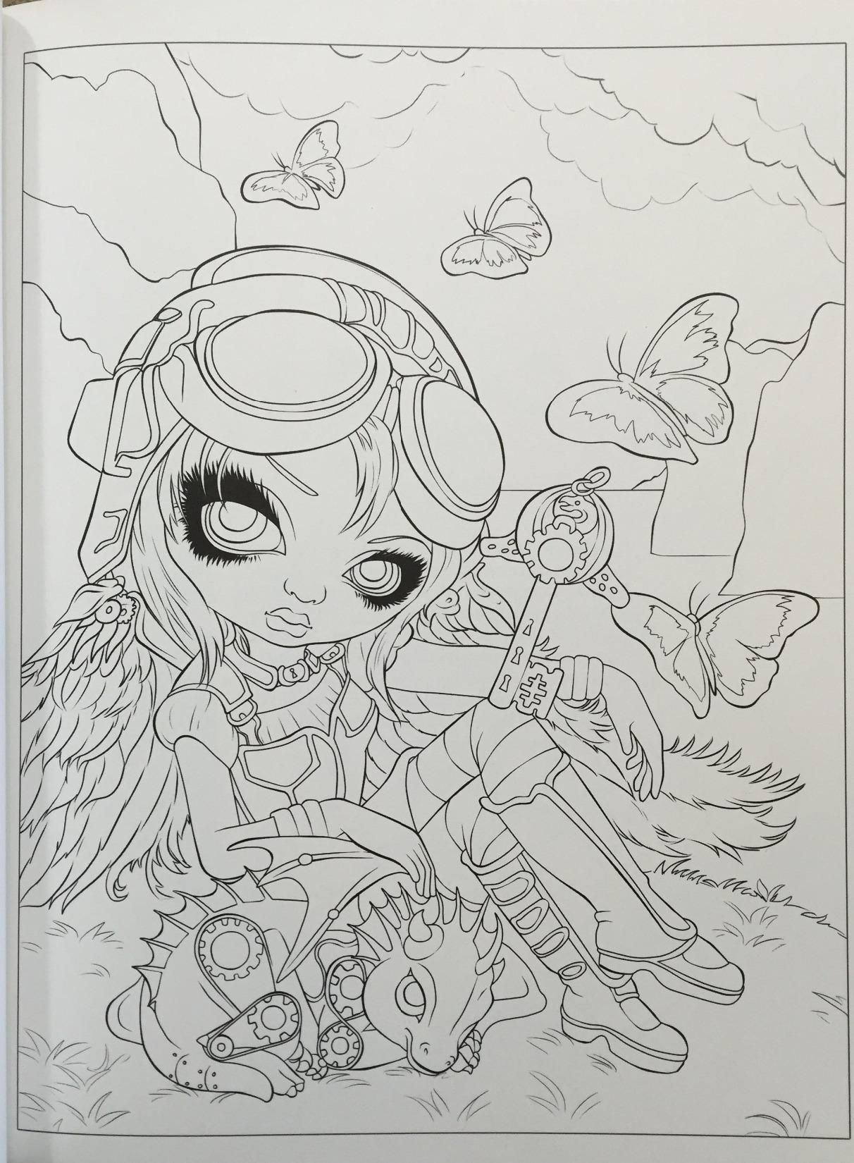 Jasmine Becket Griffith Free Coloring Pages Lautigamu