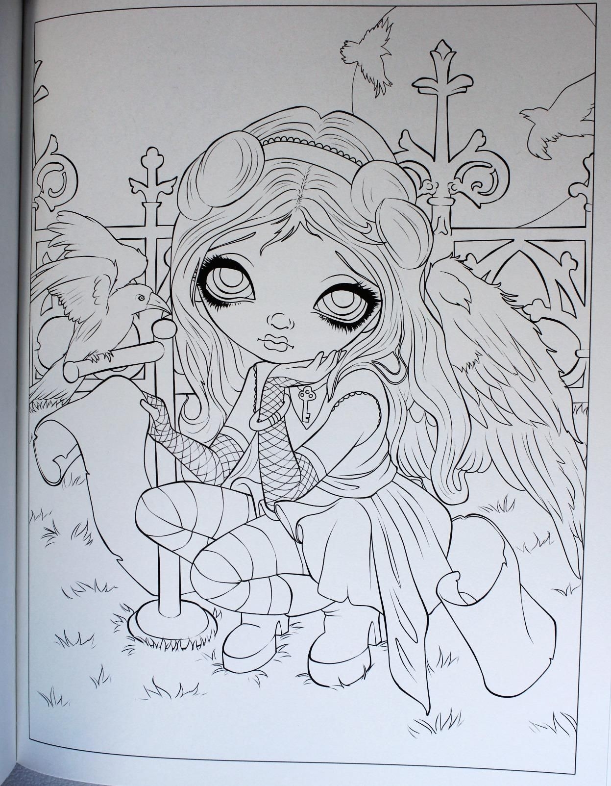 Jasmine Becket Griffith Free Coloring Pages Lautigamu