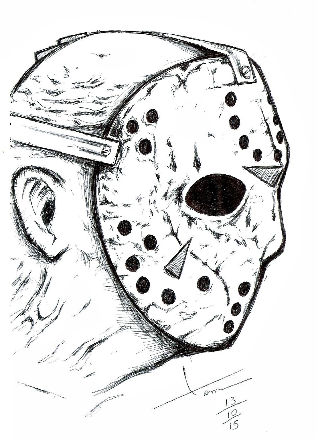 Jason Voorhees Coloring Pages