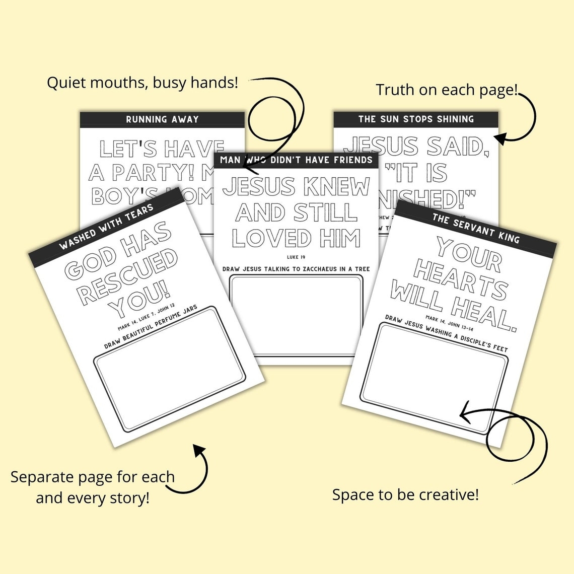 Jesus Storybook Bible Coloring Pages For Kids Stories 34 39 Printable Coloring Page Bible