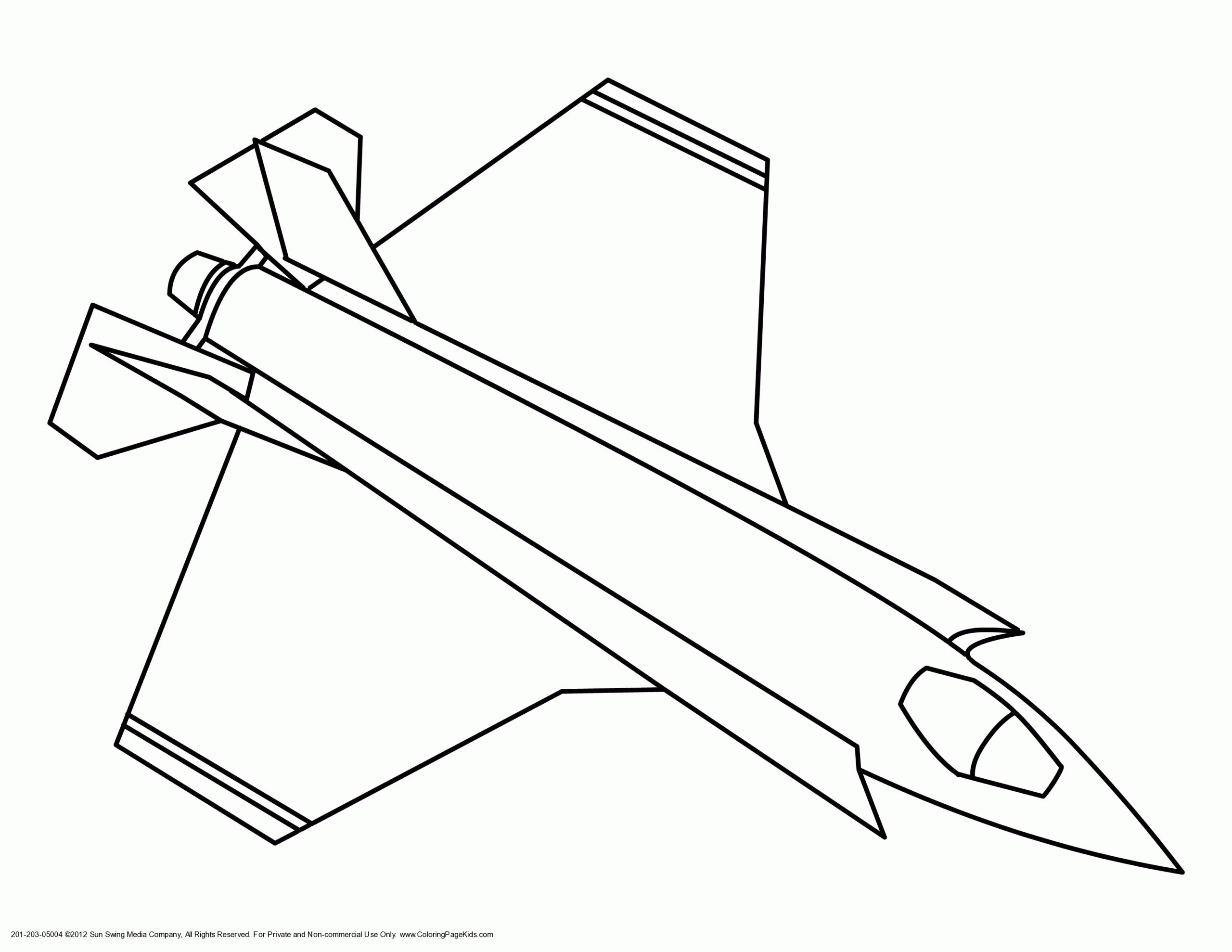 Jet Coloring Pages Kidsuki
