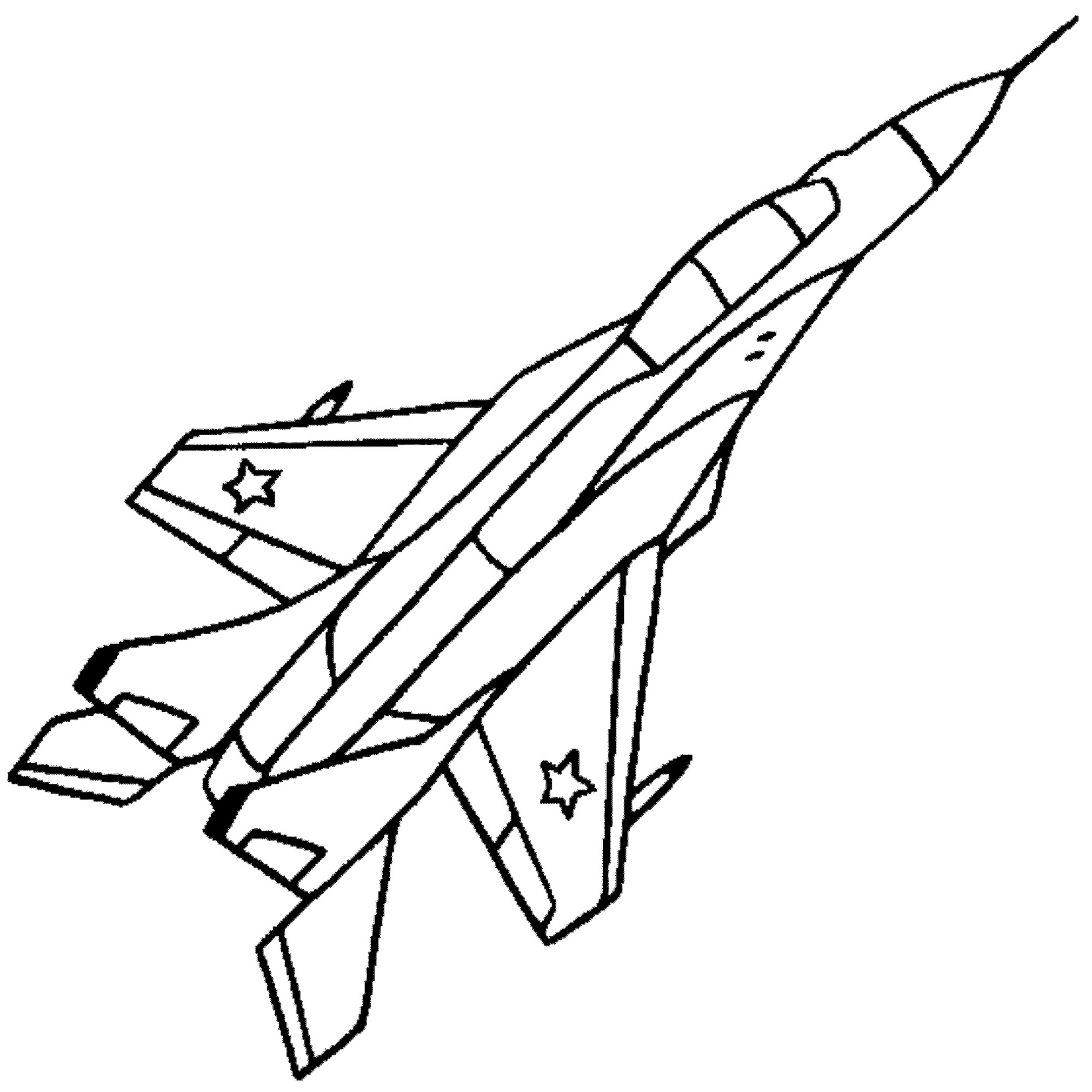 Jet Drawing For Kids At GetDrawings Free Download