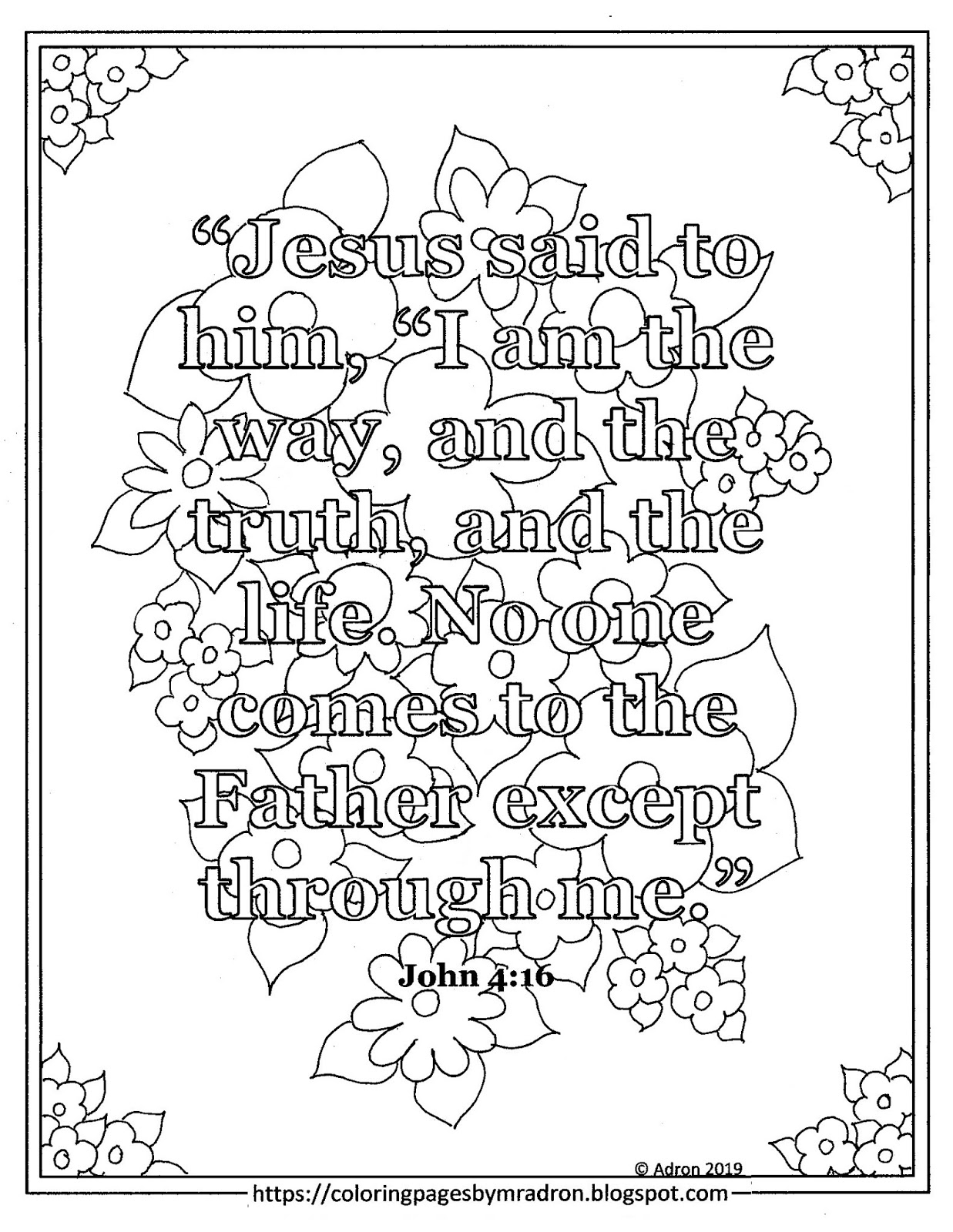 John 14 2 Coloring Page Coloring Pages