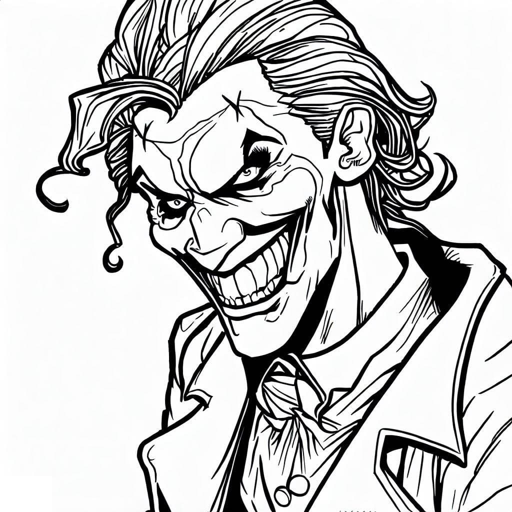 Joker Coloring Pages To Download And Print For Free