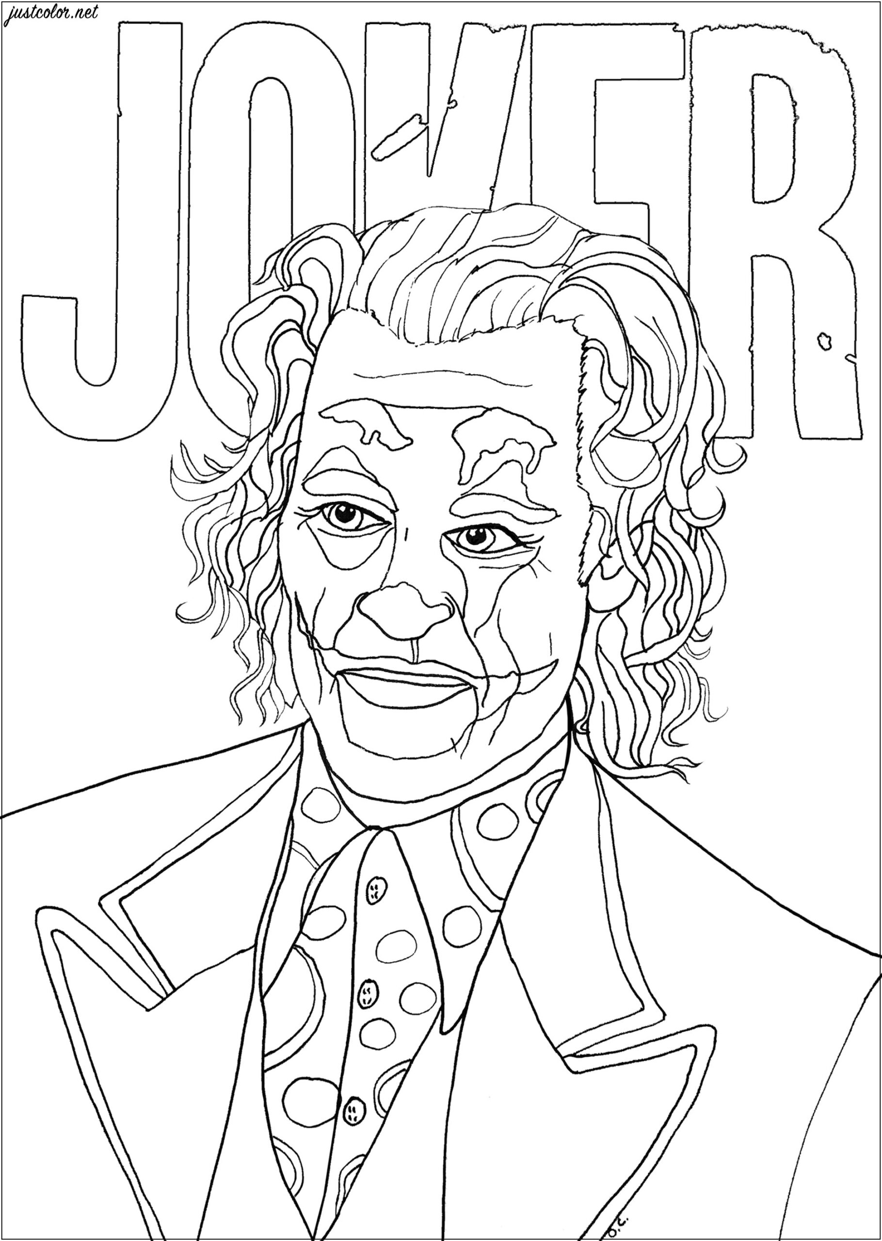 Batman Joker Coloring Pages