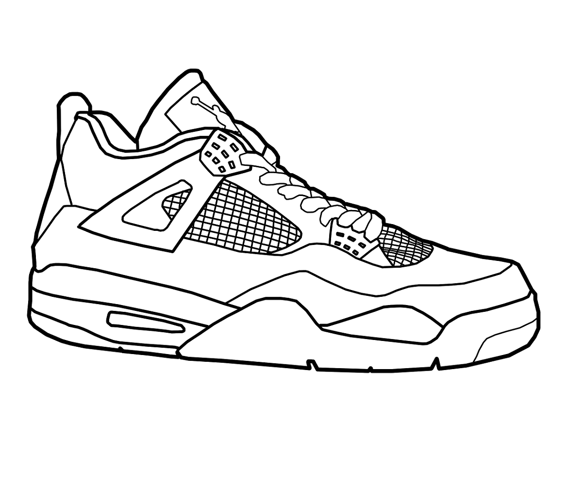 Jordan 11 Coloring Pages
