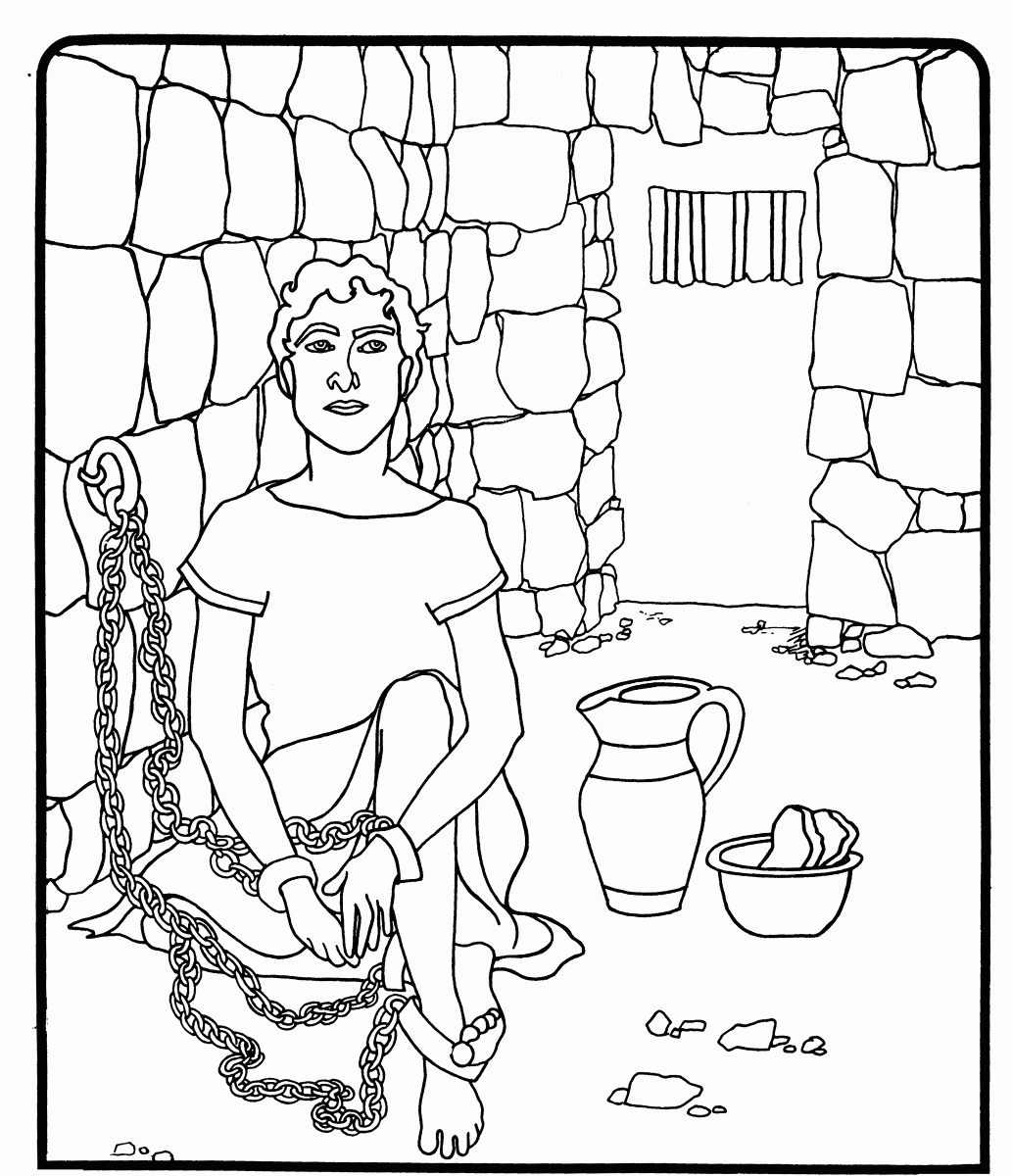Joseph And His Brothers Coloring Pages Coloring Home