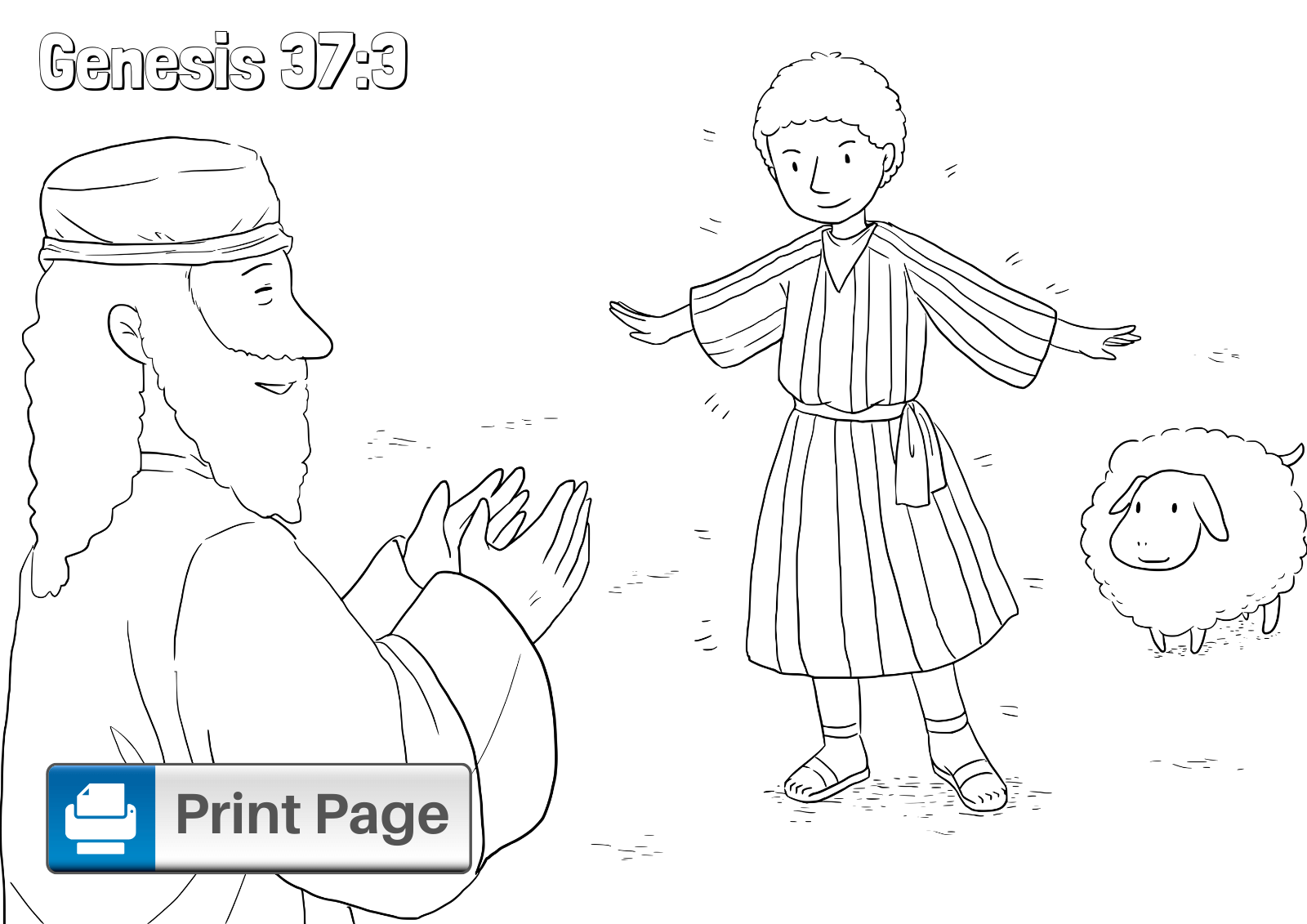 Joseph And His Brothers Coloring Pages For Kids ConnectUS