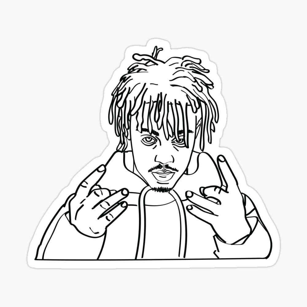 Juice Wrld Coloring Sheets