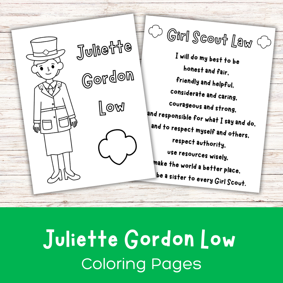 Juliette Low Coloring Page