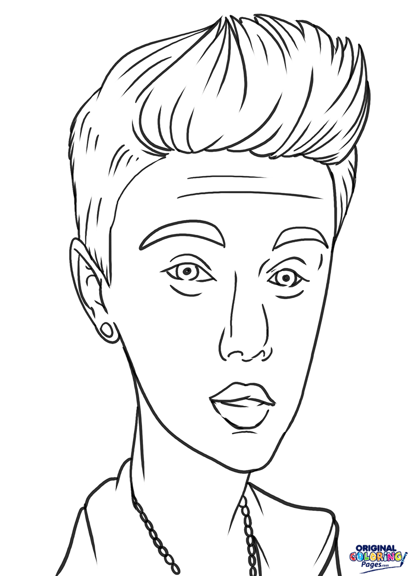 Justin Bieber Coloring Pages At GetColorings Free Printable Colorings Pages To Print And Color