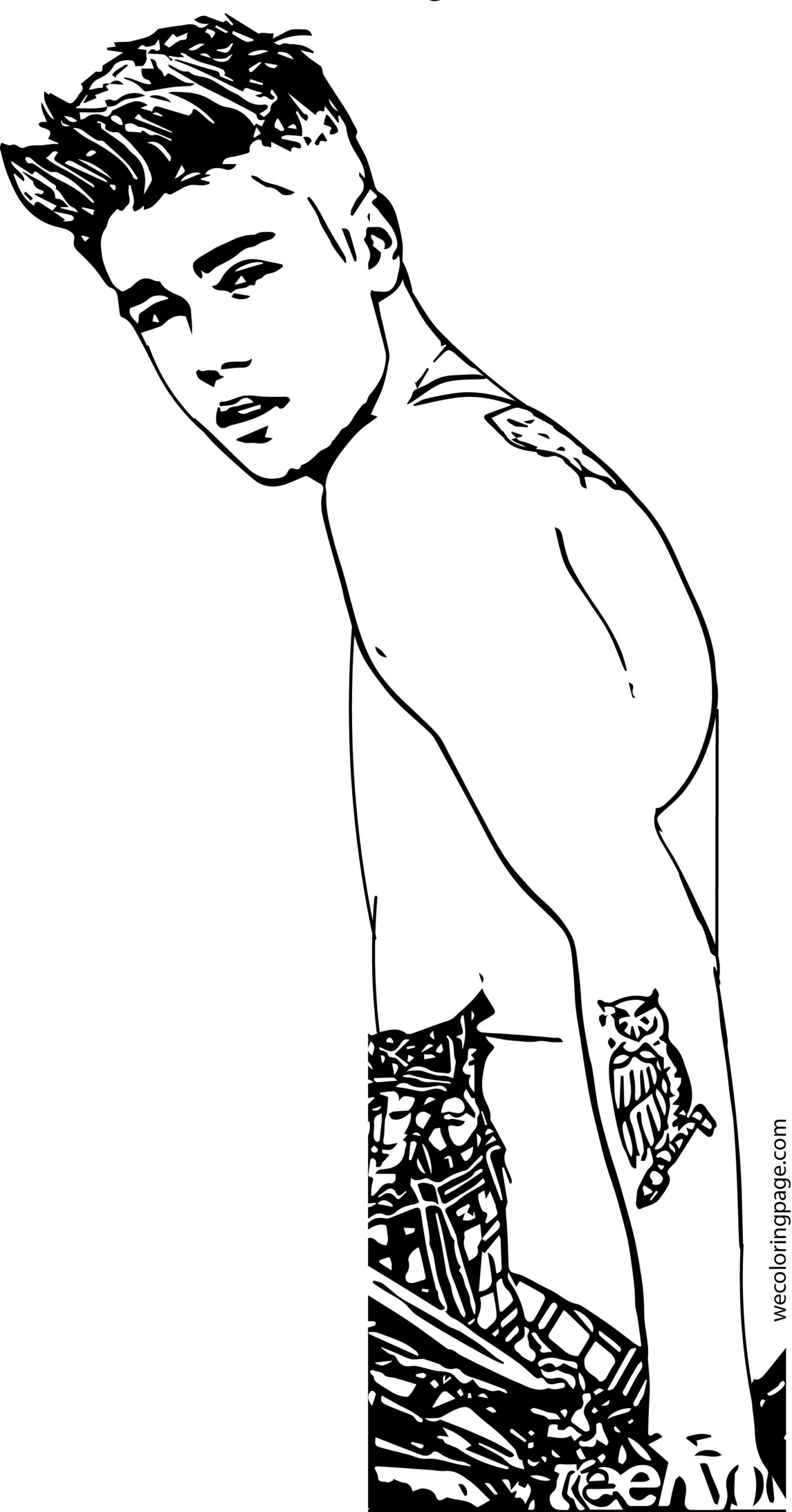 Justin Bieber Coloring Sheets Printable Coloring Pages