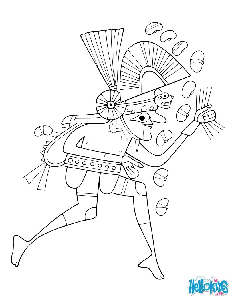 Kachina Dolls Coloring Page Kachina Doll Art Print By Mrs Ciccoricco Society6 Illustration