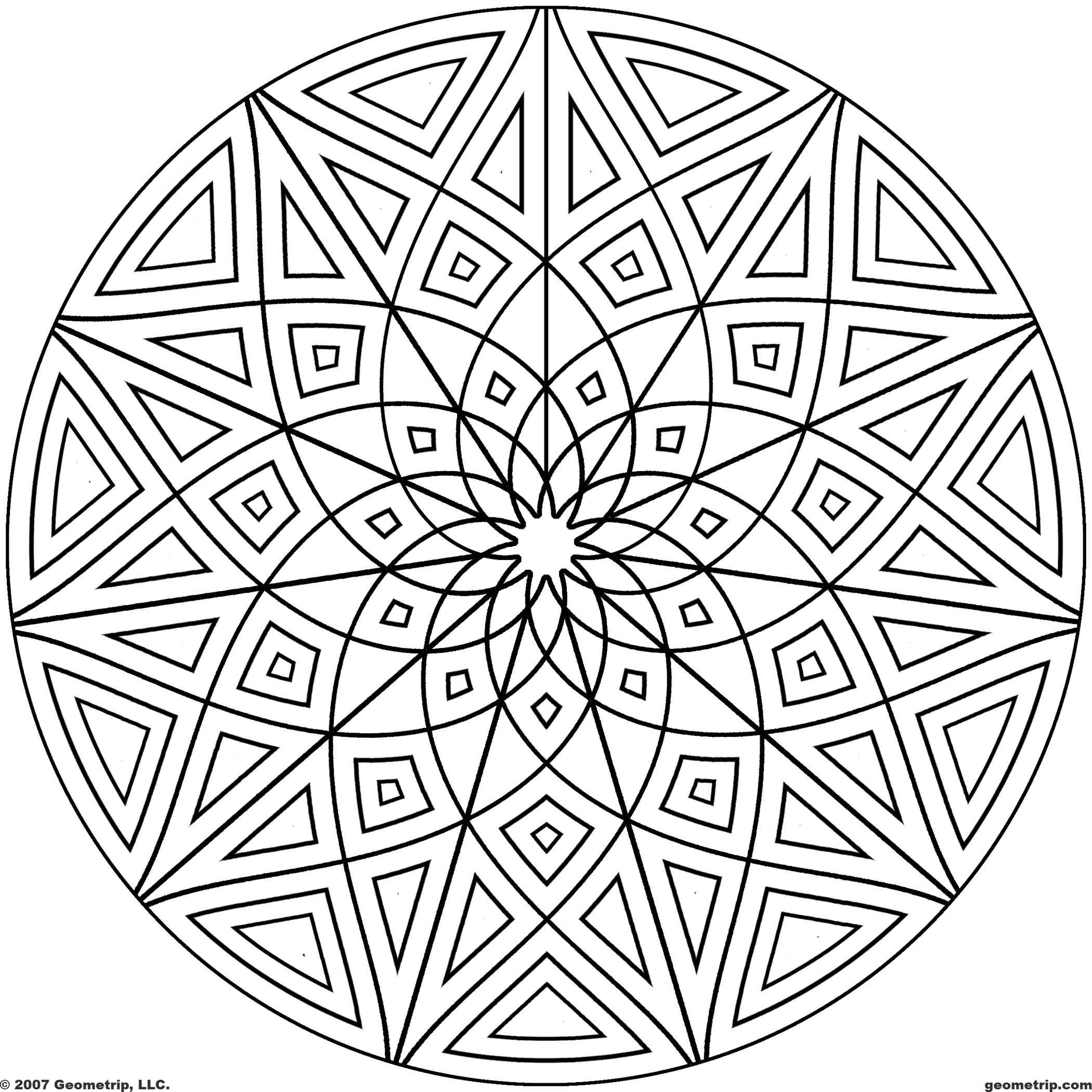 Kaleidoscope Coloring Pages To Print At GetColorings Free Printable Colorings Pages To