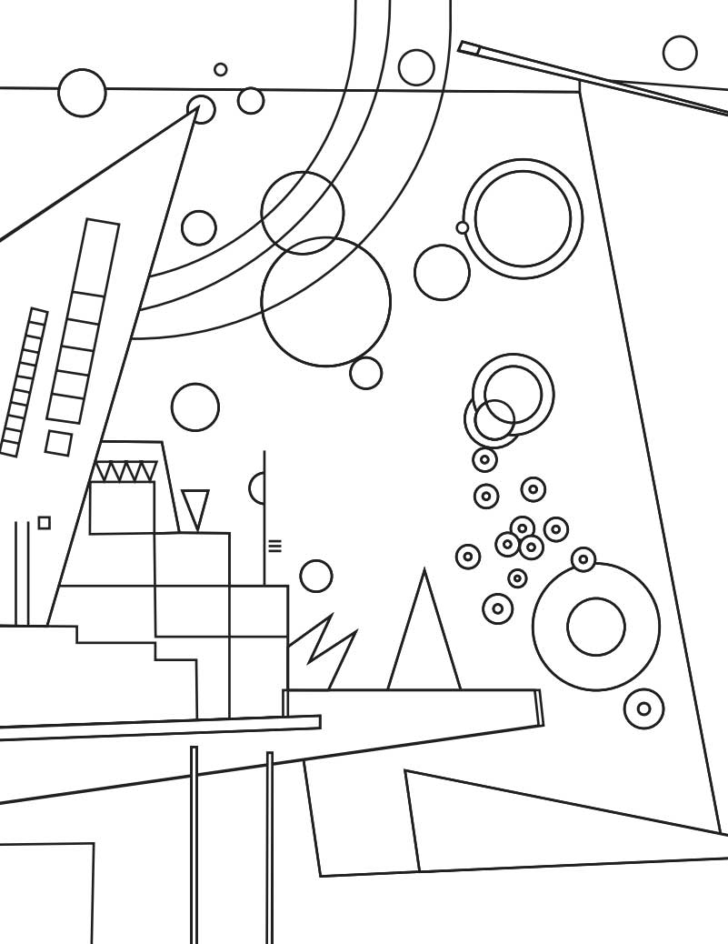 Kandinsky Coloring Page