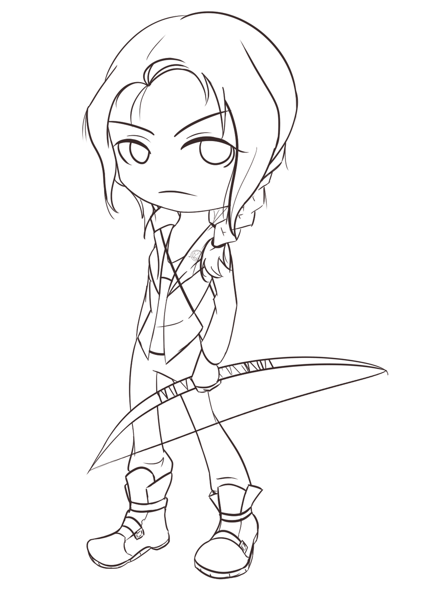 Katniss Everdeen Coloring Coloring Coloring Pages